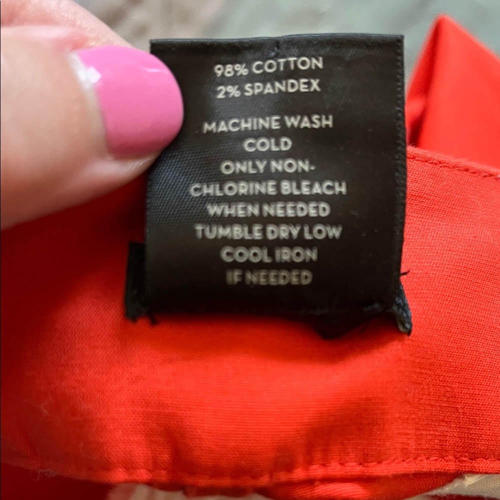 EUC | 10P | Red Cropped Pants - Picture 5 of 5